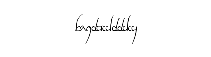 Tengwar Cursive  Free Fonts Download