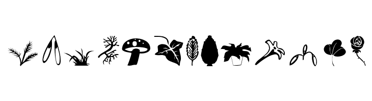 Plants  Free Fonts Download