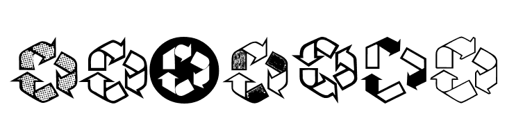 RecycleIt  Free Fonts Download