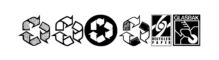RecycleIt  Free Fonts Download