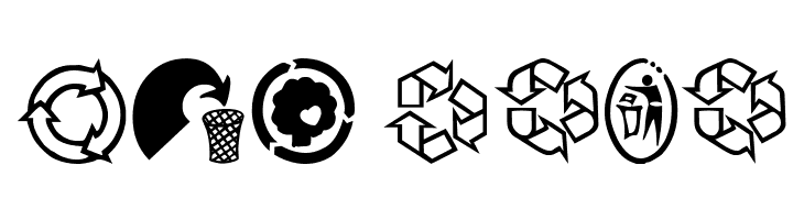 RecycleIt  Free Fonts Download