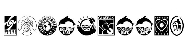 RecycleIt  Free Fonts Download