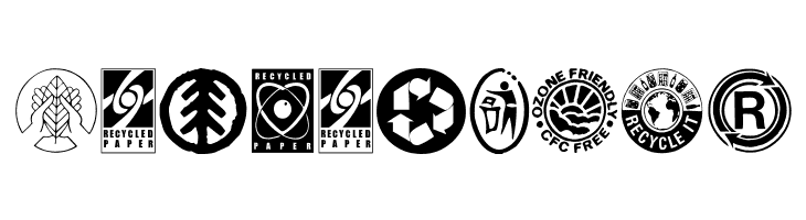 RecycleIt  Free Fonts Download