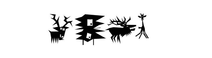 AnimaliaScissored  Free Fonts Download