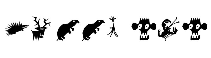 AnimaliaScissored  Free Fonts Download