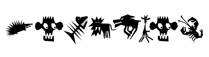 AnimaliaScissored  Free Fonts Download