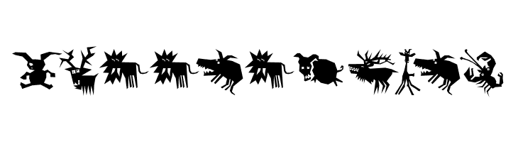 AnimaliaScissored  Free Fonts Download