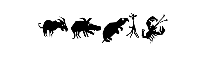AnimaliaScissored  Free Fonts Download