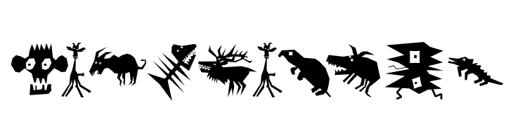 AnimaliaScissored  Free Fonts Download