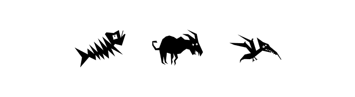 AnimaliaScissored  Free Fonts Download