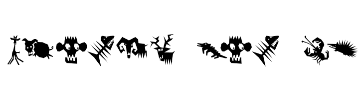 AnimaliaScissored  Free Fonts Download