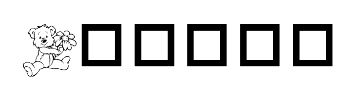 Destinys Teddbear Dings Two  Free Fonts Download