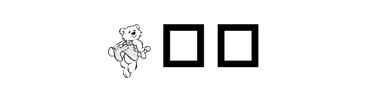 Destinys Teddbear Dings Two  Free Fonts Download