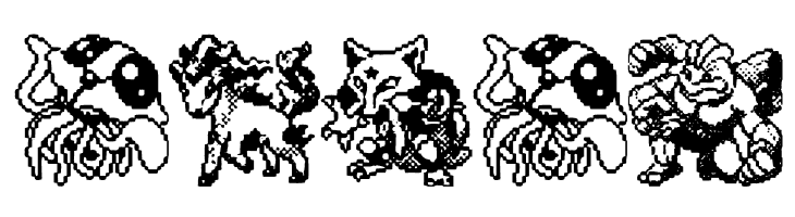 Pokemon pixels 2  Free Fonts Download