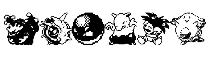 Pokemon pixels 2  Free Fonts Download