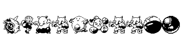 Pokemon pixels 2  Free Fonts Download