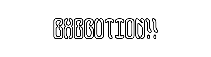 Queasy Outline BRK  Free Fonts Download