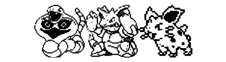 Pokemon pixels 1  Free Fonts Download