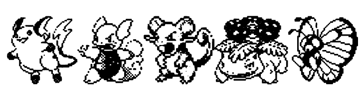 Pokemon pixels 1  Free Fonts Download