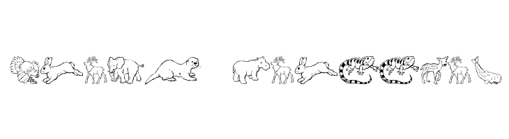 Nina's Animals  Free Fonts Download