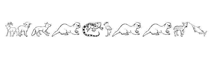 Nina's Animals  Free Fonts Download