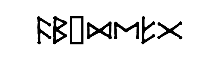 Ice-egg Futhark Regular  Free Fonts Download