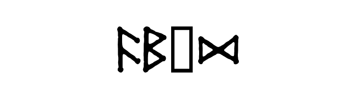 Ice-egg Futhark Regular  Free Fonts Download