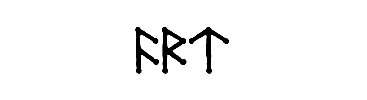 Ice-egg Futhark Regular  Free Fonts Download