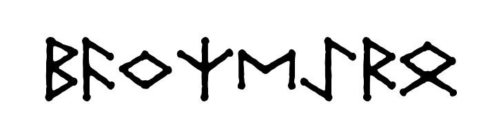 Ice-egg Futhark Regular  Free Fonts Download