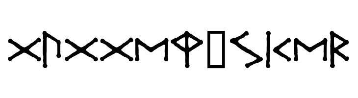 Ice-egg Futhark Regular  Free Fonts Download