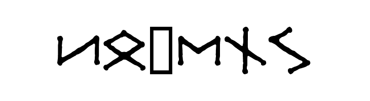 Ice-egg Futhark Regular  Free Fonts Download