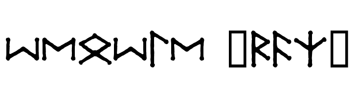 Ice-egg Futhark Regular  Free Fonts Download