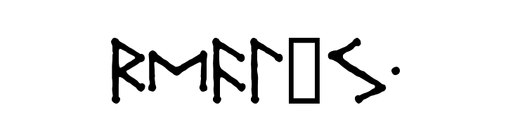 Ice-egg Futhark Regular  Free Fonts Download