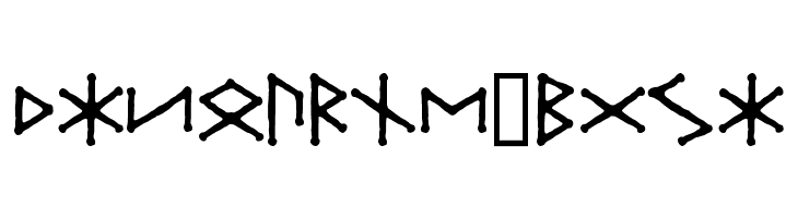 Ice-egg Futhark Regular  Free Fonts Download