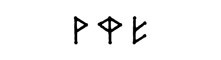 Ice-egg Futhark Regular  Free Fonts Download