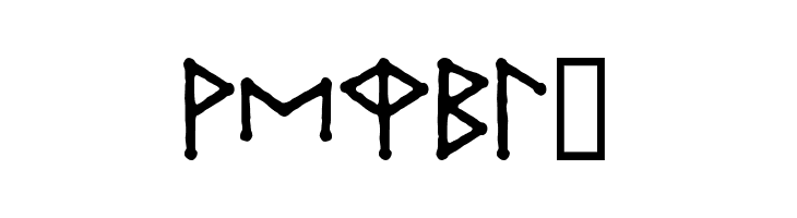 Ice-egg Futhark Regular  Free Fonts Download