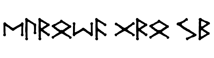 Ice-egg Futhark Regular  Free Fonts Download