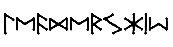 Ice-egg Futhark Regular  Free Fonts Download