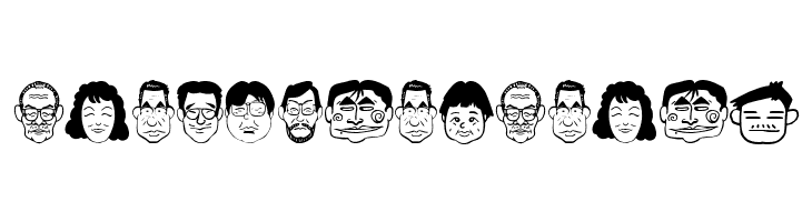 SakabePeople05  Free Fonts Download