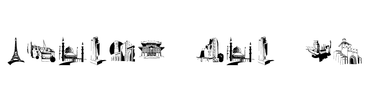 FamousBuildings  Free Fonts Download