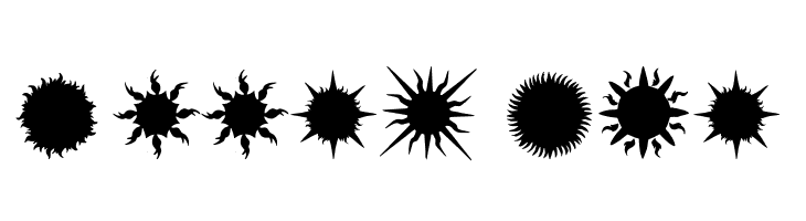 Flaming Stars  Splatters  Free Fonts Download