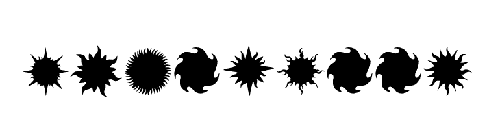 Flaming Stars  Splatters  Free Fonts Download