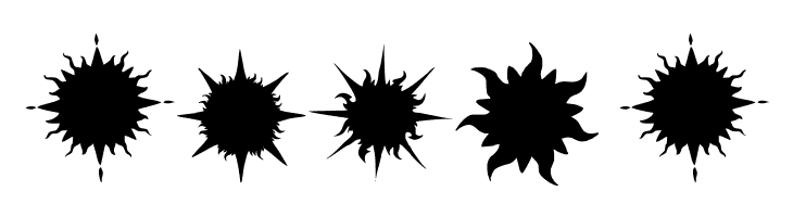 Flaming Stars  Splatters  Free Fonts Download