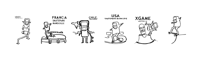 skatelove [ tour 2009]  Free Fonts Download