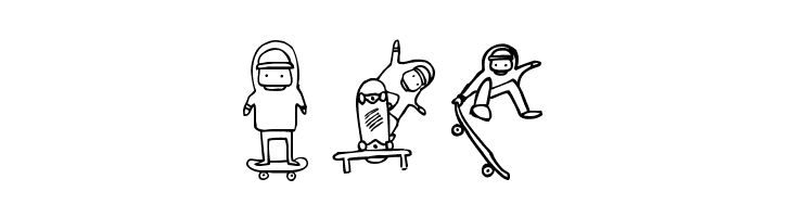 skatelove  Free Fonts Download