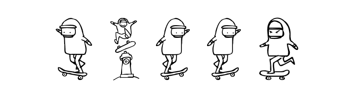 skatelove  Free Fonts Download