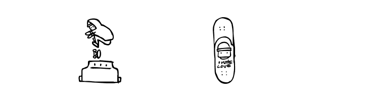 skatelove  Free Fonts Download