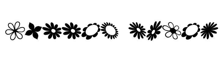 saru's Flower Ding [sRB]  Free Fonts Download