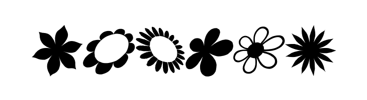 saru's Flower Ding [sRB]  Free Fonts Download