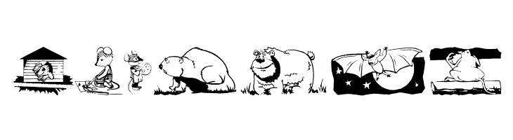 ChildrenAnimalsFriends  Free Fonts Download